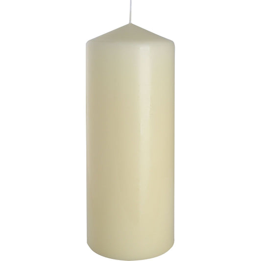 Single Pillar Candle 80x200mm - Ivory