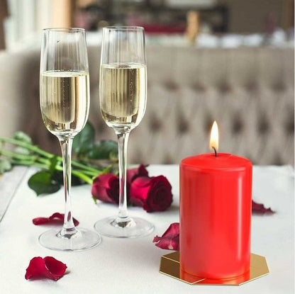 Set of Pillar Candles  50mm (11/16/22/33H) (4 pieces) - Ivory