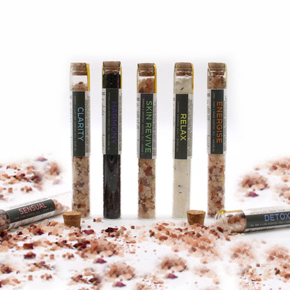 Bath Salts in Vials - Gift Pack of 7